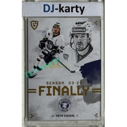 23/24 Goal Cards Finally Season #F-KO1 Petr Koukal 1of100