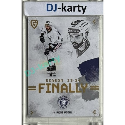 23/24 Goal Cards Finally Season #F-KO2 René Piegl 1of100