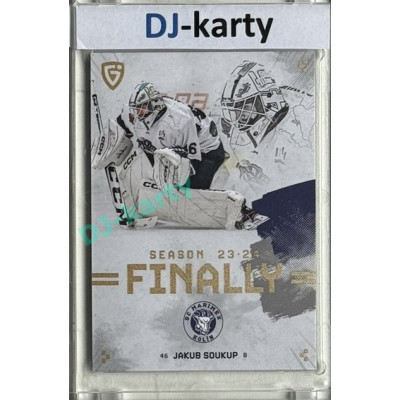 23/24 Goal Cards Finally Season #F-KO3 Jakub Soukup 1of100