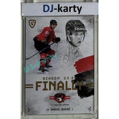 23/24 Goal Cards Finally Season #F-ZN1 Daniel Bukač 1of100