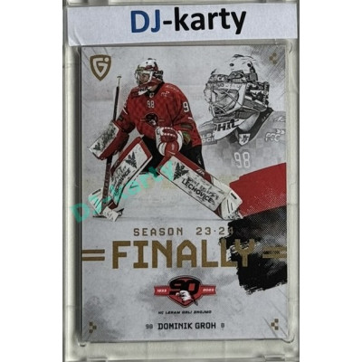 23/24 Goal Cards Finally Season #F-ZN2 Dominik Groh 1of100