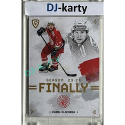 23/24 Goal Cards Finally Season #F-SL1 Karel Klikorka 1of100
