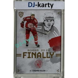23/24 Goal Cards Finally Season #F-SL3 Edgars Kulda 1of100