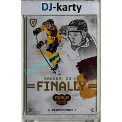 23/24 Goal Cards Finally Season #F-JI5 Patriks Ozols 1of100