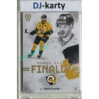 23/24 Goal Cards Finally Season #F-ZL5 Jakub Šlahař 1of100