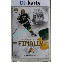 23/24 Goal Cards Finally Season #F-VS1 Matyáš Dědek 1of100