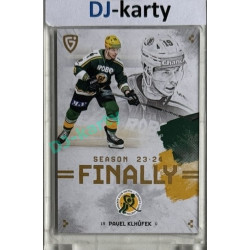 23/24 Goal Cards Finally Season #F-VS2 Pavel Klhůfek 1of100