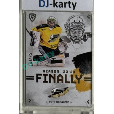 23/24 Goal Cards Finally Season #F-SO1 Petr Hamalčík Parallel xx/25