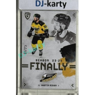 23/24 Goal Cards Finally Season #F-SO2 Martin Rohan Parallel xx/25