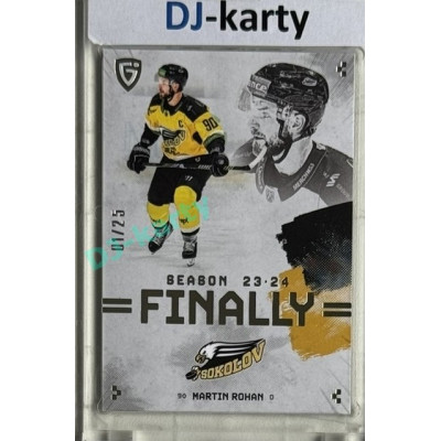 23/24 Goal Cards Finally Season #F-SO2 Martin Rohan Parallel xx/25