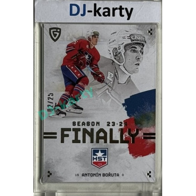 23/24 Goal Cards Finally Season #F-TR1 Antonín Bořuta Parallel xx/25
