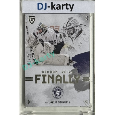 23/24 Goal Cards Finally Season #F-KO3 Jakub Soukup Parallel xx/25