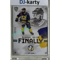 23/24 Goal Cards Finally Season #F-PR1 Jiří Krisl Parallel xx/25
