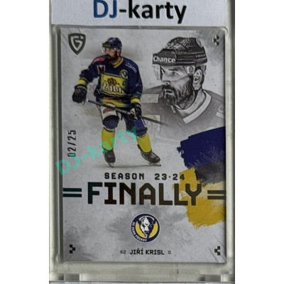 23/24 Goal Cards Finally Season #F-PR1 Jiří Krisl Parallel xx/25