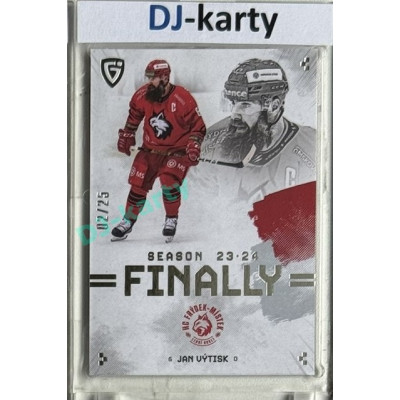 23/24 Goal Cards Finally Season #F-FM3 Jan Výtisk Parallel xx/25