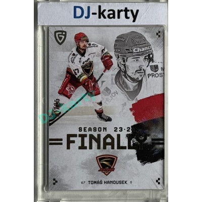23/24 Goal Cards Finally Season #F-PV1 Tomáš Hanousek Parallel xx/25