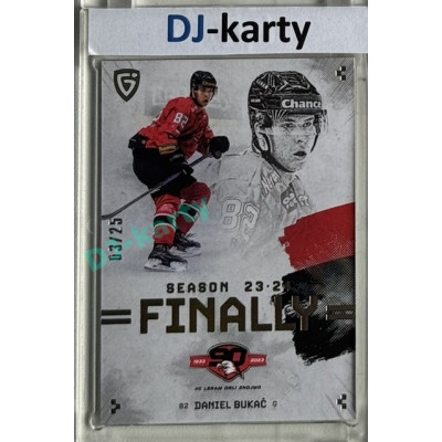 23/24 Goal Cards Finally Season #F-ZN1 Daniel Bukač Parallel xx/25