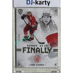 23/24 Goal Cards Finally Season #F-SL1 Karel Klikorka Parallel xx/25