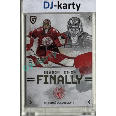 23/24 Goal Cards Finally Season #F-SL4 Tomáš Volevecký Parallel xx/25
