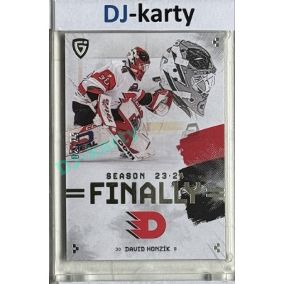 23/24 Goal Cards Finally Season #F-PA1 David Honzík Parallel xx/25