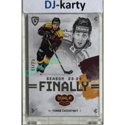 23/24 Goal Cards Finally Season #F-JI3 Tomáš Čachotský Parallel xx/25
