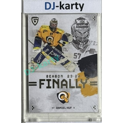 23/24 Goal Cards Finally Season #F-ZL2 Daniel Huf Parallel xx/25