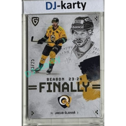 23/24 Goal Cards Finally Season #F-ZL5 Jakub Šlahař Parallel xx/25