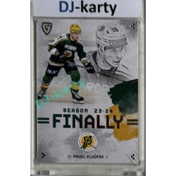 23/24 Goal Cards Finally Season #F-VS2 Pavel Klhůfek Parallel xx/25