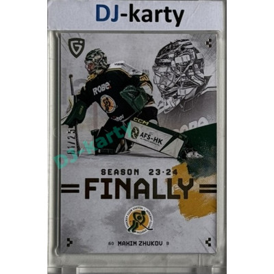 23/24 Goal Cards Finally Season #F-VS5 Maxim Zhukov Parallel xx/25