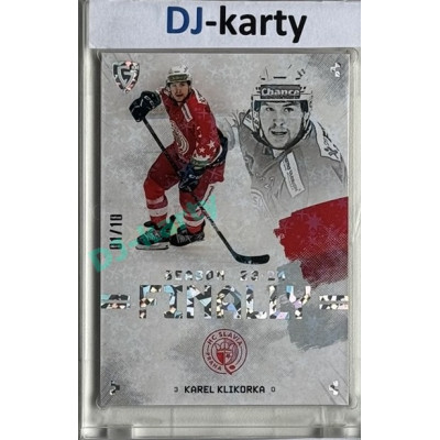 23/24 Goal Cards Finally Season #F-SL1 Karel Klikorka Parallel xx/10