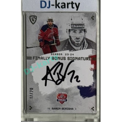 23/24 Goal Cards Finally Season #S-PO1 Aaron Berisha Bonus Signature xx/20
