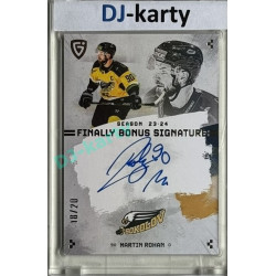 23/24 Goal Cards Finally Season #S-SO2 Martin Rohan Bonus Signature xx/20