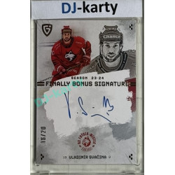 23/24 Goal Cards Finally Season #S-FM2 Vladimír Svačina Bonus Signature xx/20