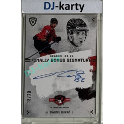 23/24 Goal Cards Finally Season #S-ZN1 Daniel Bukač Bonus Signature xx/20