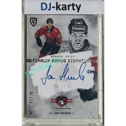 23/24 Goal Cards Finally Season #S-ZN3 Jan Hruška Bonus Signature xx/20