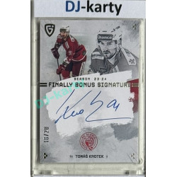 23/24 Goal Cards Finally Season #S-SL2 Tomáš Knotek Bonus Signature xx/20