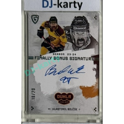 23/24 Goal Cards Finally Season #S-JI2 Vlastimil Bilčík Bonus Signature xx/20