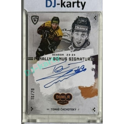 23/24 Goal Cards Finally Season #S-JI3 Tomáš Čachotský Bonus Signature xx/20