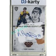 23/24 Goal Cards Finally Season #S-JI4 Tomáš Harkabus Bonus Signature xx/20