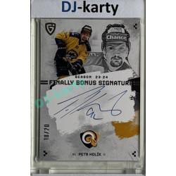 23/24 Goal Cards Finally Season #S-ZL1 Petr Holík Bonus Signature xx/20