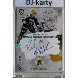 23/24 Goal Cards Finally Season #S-VS2 Pavel Klhůfek Bonus Signature xx/20