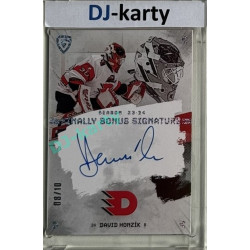 23/24 Goal Cards Finally Season #S-PA1 David Honzík Bonus Signature 08/10