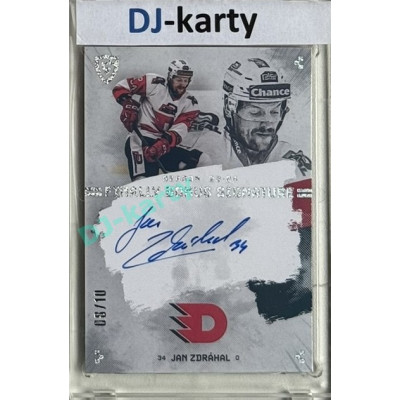 23/24 Goal Cards Finally Season #S-PA3 Jan Zdráhal Bonus Signature 08/10