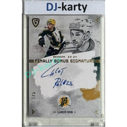 23/24 Goal Cards Finally Season #S-VS3 Luboš Rob Bonus Signature 2/5