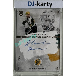 23/24 Goal Cards Finally Season #S-VS4 Robin Staněk Bonus Signature 2/5