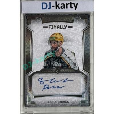 23/24 Goal Cards Finally Season #A-25 Robin Staněk Autograph 1/5
