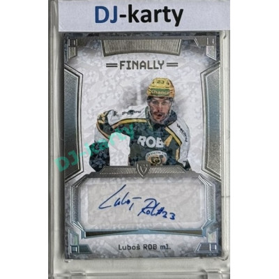 23/24 Goal Cards Finally Season #A-26 Luboš Rob ml. Autograph 1/5