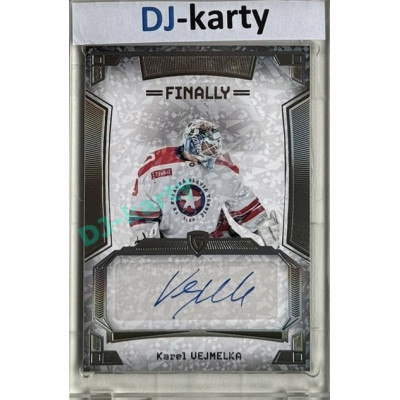 23/24 Goal Cards Finally Season #A-72 Karel Vejmelka Autograph 1/5