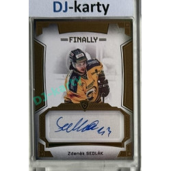 23/24 Goal Cards Finally Season #A-01 Zdeněk Sedlák Autograph 5/9