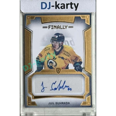 23/24 Goal Cards Finally Season #A-10 Jiří Suhrada Autograph 5/9